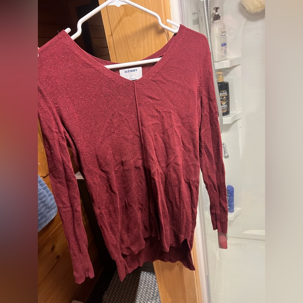 Old Navy, Red, XS, Sweater, Used